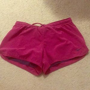 Nike Just Do IT Drifit Shorts pink and Purple
